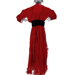 Blutiger Skelett Nikolaus Mit Bewegung 90cm -Halloween-Requisitenladen blutiger skelett weihnachtsmann mit bewegung bloody skeleton santa claus with movement halloween deko 53371 3