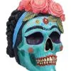 Calavera De Azucar Totenschädel 19cm 2 Calavera De Azucar Totenschädel 19cm -Halloween-Requisitenladen calavera de azucar totenkopf calavera de azucar skull dia de los muertos figur 54563 01