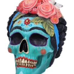 Calavera De Azucar Totenschädel 19cm 11 Calavera De Azucar Totenschädel 19cm -Halloween-Requisitenladen calavera de azucar totenkopf calavera de azucar skull dia de los muertos figur 54563 03
