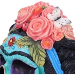 Calavera De Azucar Totenschädel 19cm 14 Calavera De Azucar Totenschädel 19cm -Halloween-Requisitenladen calavera de azucar totenkopf calavera de azucar skull dia de los muertos figur 54563 05