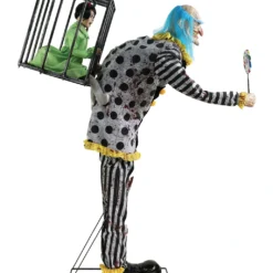 Happy Candy Clown Halloween Animatronic -Halloween-Requisitenladen creepy candy clown halloween animatronic geisterbahnfiguren und animatronics halloween deko mr happy candy clown animatronic 39614 3