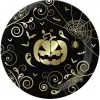 Extravagante Halloween Kürbis Pappteller 6 St. -Halloween-Requisitenladen edle halloween kuerbis pappteller noble halloween pumpkin paper plate elegante halloween tischdeko 53231