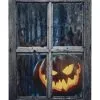 Fenster Illusion Mit Unheimlichem Halloween Kürbis 120cm