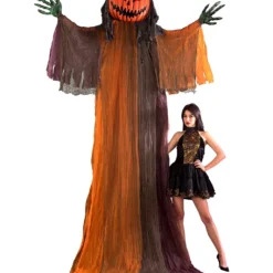 Gigantische Kürbis Hängedeko Mit LED 360cm