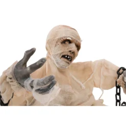 Mumie Halloween Animatronic 40cm 11 Mumie Halloween Animatronic 40cm -Halloween-Requisitenladen groundbreaker mumie animatronic 40cm halbierte mumie halloween dekofigur animated mummy 36298 05