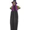 Märchenhexe Hängefigur Mit LED Augen 170cm 1 Märchenhexe Hängefigur Mit LED Augen 170cm -Halloween-Requisitenladen gruene maerchenhexe haengefigur mit led augen halloween haenge deko 52041