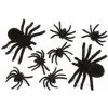 Deko Taranteln Schwarz 8 St. 2 Deko Taranteln Schwarz 8 St. -Halloween-Requisitenladen haarige spinnen schwarz 8 stueck fuzzy spider family black 8 pieces halloween ungeziefer 52657