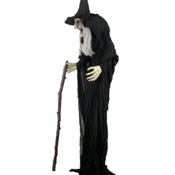 Halloween Figur Hexe Agatha 180cm -Halloween-Requisitenladen halloween animatronic hexe agatha 180cm halloween und horror deko und animierte props halloween props 52978 3