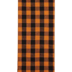 Kürbis Motiv Holzlöffel & Geschirrtuch Set -Halloween-Requisitenladen halloween kuerbis holzloeffel und geschirrtuch set halloween dishtowel and wooden spoon halloween deko und halloween homeware 54127 3