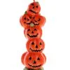 Jack O Lantern Kürbis Kerze 19 Cm -Halloween-Requisitenladen halloween kuerbis kerze jack o lantern kuerbis kerze halloween pumpkin pillar candle 39314 01