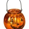 Kürbis Glas Laterne Für Halloween 14cm 1 Kürbis Glas Laterne Für Halloween 14cm -Halloween-Requisitenladen halloween kuerbis laterne glas 14cm orange mercury glass pumpkin hochwertige halloween deko 52545