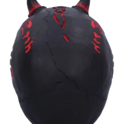 Infernal Teufels Totenschädel 20cm -Halloween-Requisitenladen infernal teufels totenkopf infernal teufels totenschaedel infernal devil skull gothic deko 54566 04