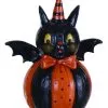 Johanna Parker Pumpkin Peeps Fledermaus Figur -Halloween-Requisitenladen johanna parker fledermaus pumpkin peeps dekofigur bat pumpkin peeps figure halloween vintage figur 53013
