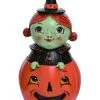 Johanna Parker Peek-A-Boo Kunststein Hexen Figur -Halloween-Requisitenladen johanna parker hexe peek a boo dekofigur johanna parker witch peek a boo hexenfigur halloween 52985