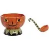 Johanna Parker Bowlenschale & Schöpfkelle Kürbis -Halloween-Requisitenladen johanna parker kuerbis bowlenschale und schoepfkelle johanna parker pumpkin punch bowl and ladle halloween schale 54072