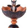 Johanna Parker Vintage Süßigkeiten Schale Mit Fledermaus 22cm -Halloween-Requisitenladen johanna parker vintage fledermaus suessigkeiten schale 22cm johanna parker vintage cat candy bowl 54062
