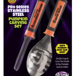 2-tlg. Kürbis Schnitzset