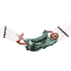 Geister Kürbis In Der Hängematte