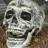 Kunststoff Totenschädel 20cm 2 Kunststoff Totenschädel 20cm -Halloween-Requisitenladen kunststoff totenkopf 20cm totenschaedel halloween dekoration skull decoration 35977