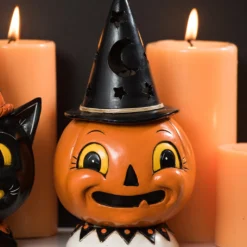 Johanna Parker Kürbis Mit Leuchtendem Hexenhut 20cm 5 Johanna Parker Kürbis Mit Leuchtendem Hexenhut 20cm -Halloween-Requisitenladen leuchtender johanna parker kuerbis mit hexenhut 20cm light up hat fellow johanna parker pumpkin 54056 2