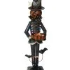 Metall Kürbis Butler Leuchtend 140cm -Halloween-Requisitenladen leuchtender metall kuerbis butler 140cm lighted metal pumpkin butler trick or treat schale 52547