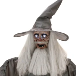 Mittelalterlicher Zauberer Halloween Animatronic 190cm -Halloween-Requisitenladen mittelalterlicher magier halloween animatronic medieval wizard halloween animatronic halloween dekoration 53778 03