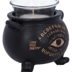 Spirit Hexenkessel Als Teelichthalter 9cm -Halloween-Requisitenladen ouija hexenkessel als teelichthalter spirit witches cauldron tealight holder gothic deko 51157 04