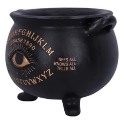 Spirit Hexenkessel Mit Auge 22,3cm -Halloween-Requisitenladen ouija hexenkessel mit sehendem auge ouija witches cauldron with seeing eye halloween deko 51061 02