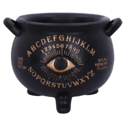 Spirit Hexenkessel Mit Auge 22,3cm -Halloween-Requisitenladen ouija hexenkessel mit sehendem auge ouija witches cauldron with seeing eye halloween deko 51061 04