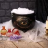 Spirit Hexenkessel Mit Auge 22,3cm -Halloween-Requisitenladen ouija hexenkessel mit sehendem auge ouija witches cauldron with seeing eye halloween deko 51061 06