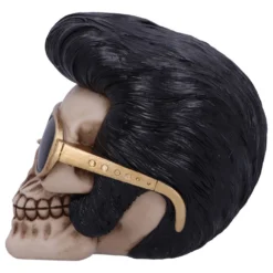 Rock 'n' Roll Totenschädel 17cm -Halloween-Requisitenladen rock n roll totenkopf rock n roll totenschaedel rock n roll skull rockabilly wohnaccessoire 53392 03