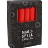 Rote "Liebe" Hexenkerzen 12 St. -Halloween-Requisitenladen rote liebe zauberkerzen red love spell candles wicca candles gothic deko 50677 01
