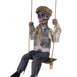 Schaukelnder Skelett Boy Animatronic