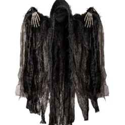 Schwarzes Gespenst Ohne Gesicht Hängefigur 50cm