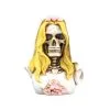 Skelett Braut Statue 11cm -Halloween-Requisitenladen skelett braut bueste halloween und gothic deko skeleton bride bust 53504