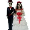 Skelett Hochzeitspaar 14 Cm -Halloween-Requisitenladen skelett brautpaar day of the dead hochzeitspaar dia de los muertos brautpaar 36506 01
