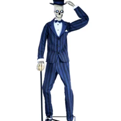 Gentleman Skelett Mit Zylinder Halloween Animatronic 200cm