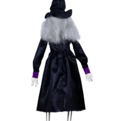 Hängefigur Skelett Hexe 40cm -Halloween-Requisitenladen skelett hexe haenge figur skeleton witch hanging figure halloween dekoration zum aufhaengen 53362 3