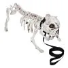 Skelettierter Hund -Halloween-Requisitenladen skelett hund tote deko bulldogge halloween dekoration 22214