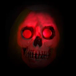 Skelettbraut Mit Leuchtendem Totenschädel 105cm -Halloween-Requisitenladen skelettbraut mit leuchtendem totenkopf skeleton bride with blinking skull halloween deko 51743 03