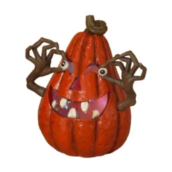 Unheimlicher Halloween Kürbis Mit Augen & Licht