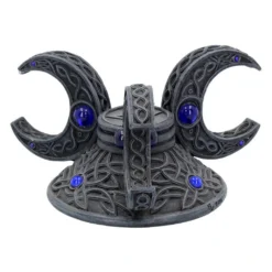 Dreifach Mond Kristallkugel Halter 10cm 11 Dreifach Mond Kristallkugel Halter 10cm -Halloween-Requisitenladen triple moon kristallkugel halter triple moon wahrsagekugel halter triple moon crystal ball holder 50793 04