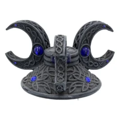 Dreifach Mond Kristallkugel Halter 10cm 13 Dreifach Mond Kristallkugel Halter 10cm -Halloween-Requisitenladen triple moon kristallkugel halter triple moon wahrsagekugel halter triple moon crystal ball holder 50793 06