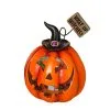 Halloween What Up Witches Kürbis Mit LED 14cm -Halloween-Requisitenladen what up witches halloween jack o lantern mit led 14cm leuchtender halloween kuerbis deko 54679