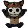 Furrybones Figur - Wolfie Klein -Halloween-Requisitenladen wolfie furrybones figur werwolf furrybones sammlerfigur skelett figur halloween deko 37022 01