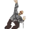 Zappelnder Zombie Am Seil Mit Licht & Ton -Halloween-Requisitenladen zappelnder zombie am seil mit leuchtenden augen und sound kicking zombie with light and sound halloween dekoration 54104 01